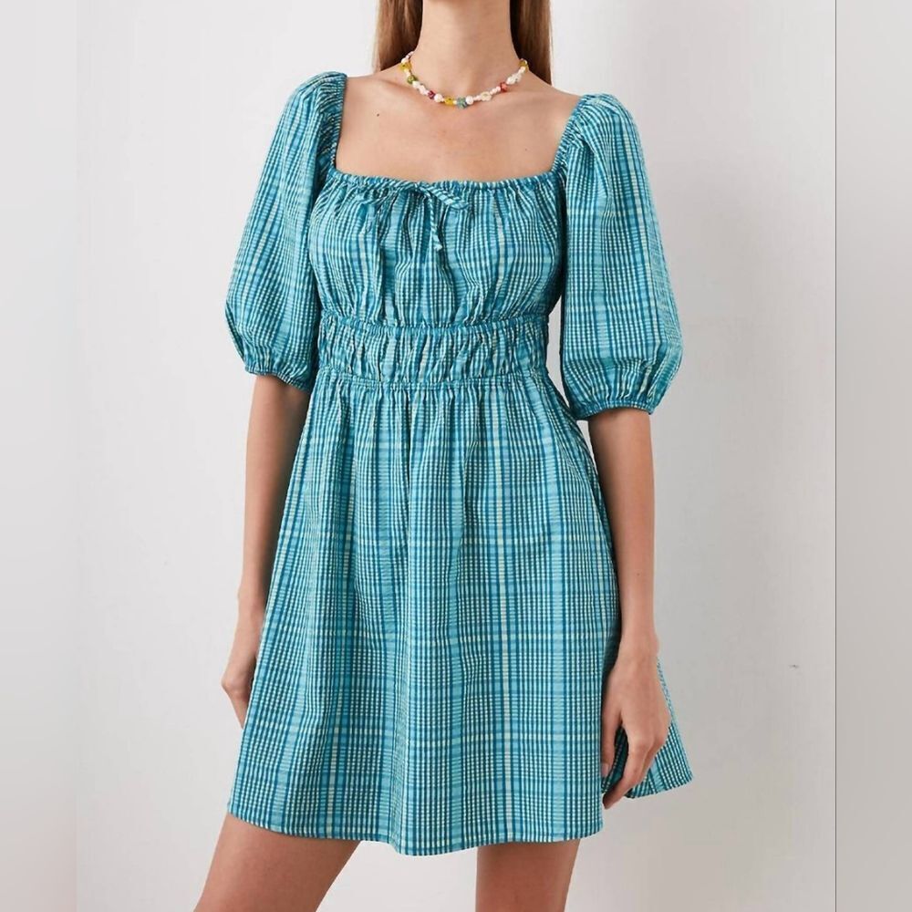 NWT Rails Brenda Mini Dress in Augusta Mini Check - Picture 4 of 10